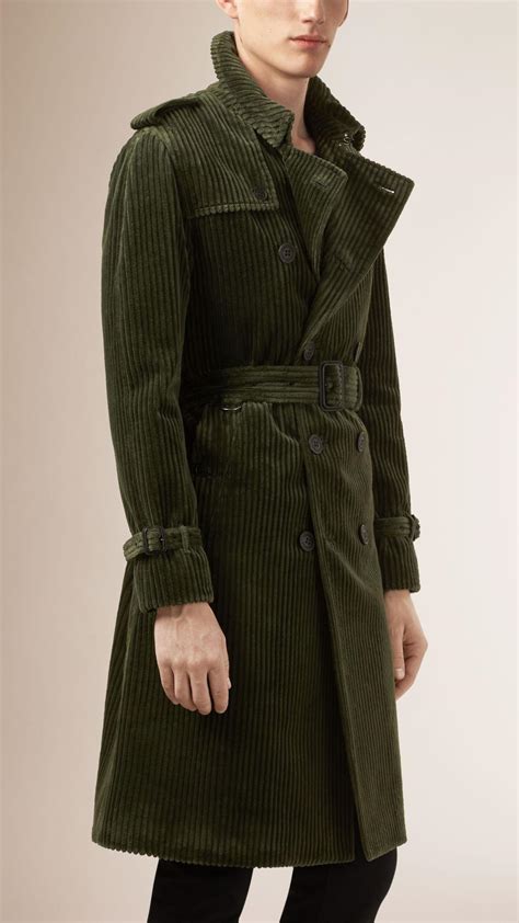 burberry corduroy trench coat